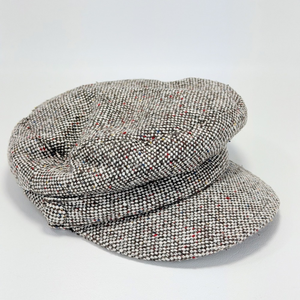 Scala Pronto Newsboy Cap One Size Multi-Color Tweed Poly/Wood - Picture 5 of 9